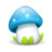 mushroom blue Icon